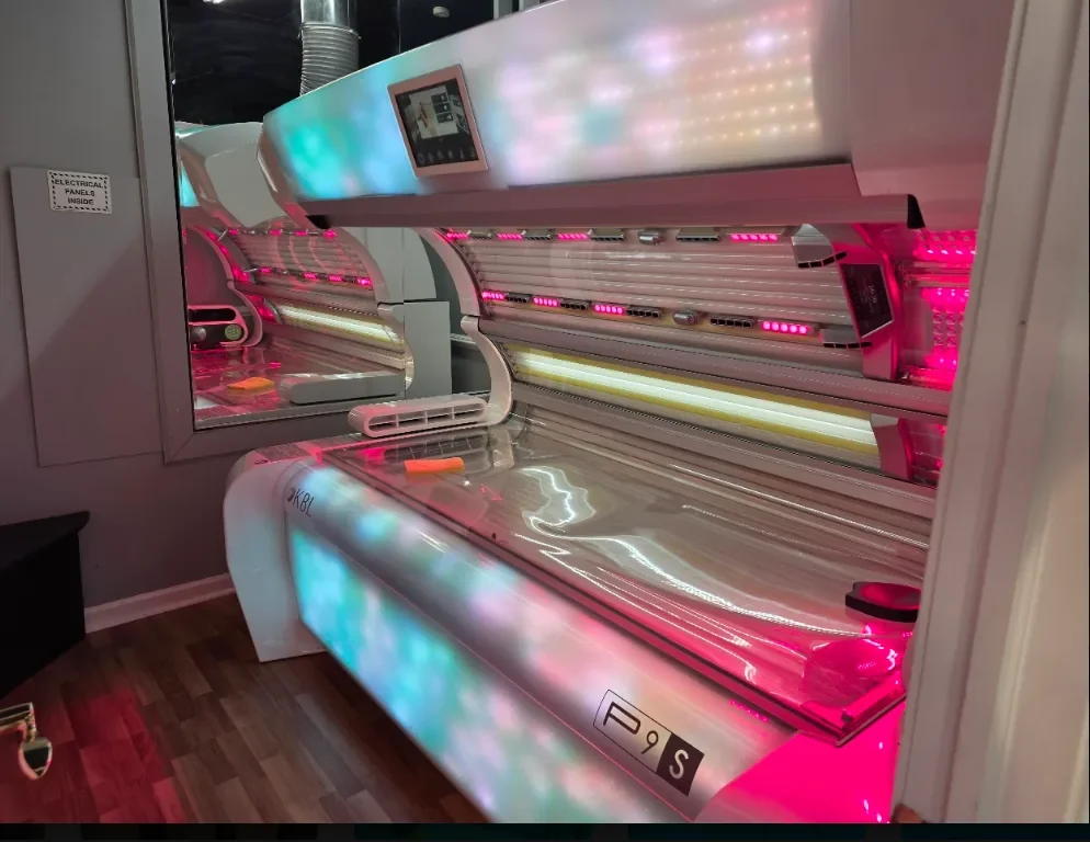 KBL P9S tanning bed, designed by Porsche, at Sunsational Tan