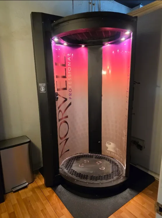 Norvell Professional spray tanning booth at Sunsational Tan Canonsburg
