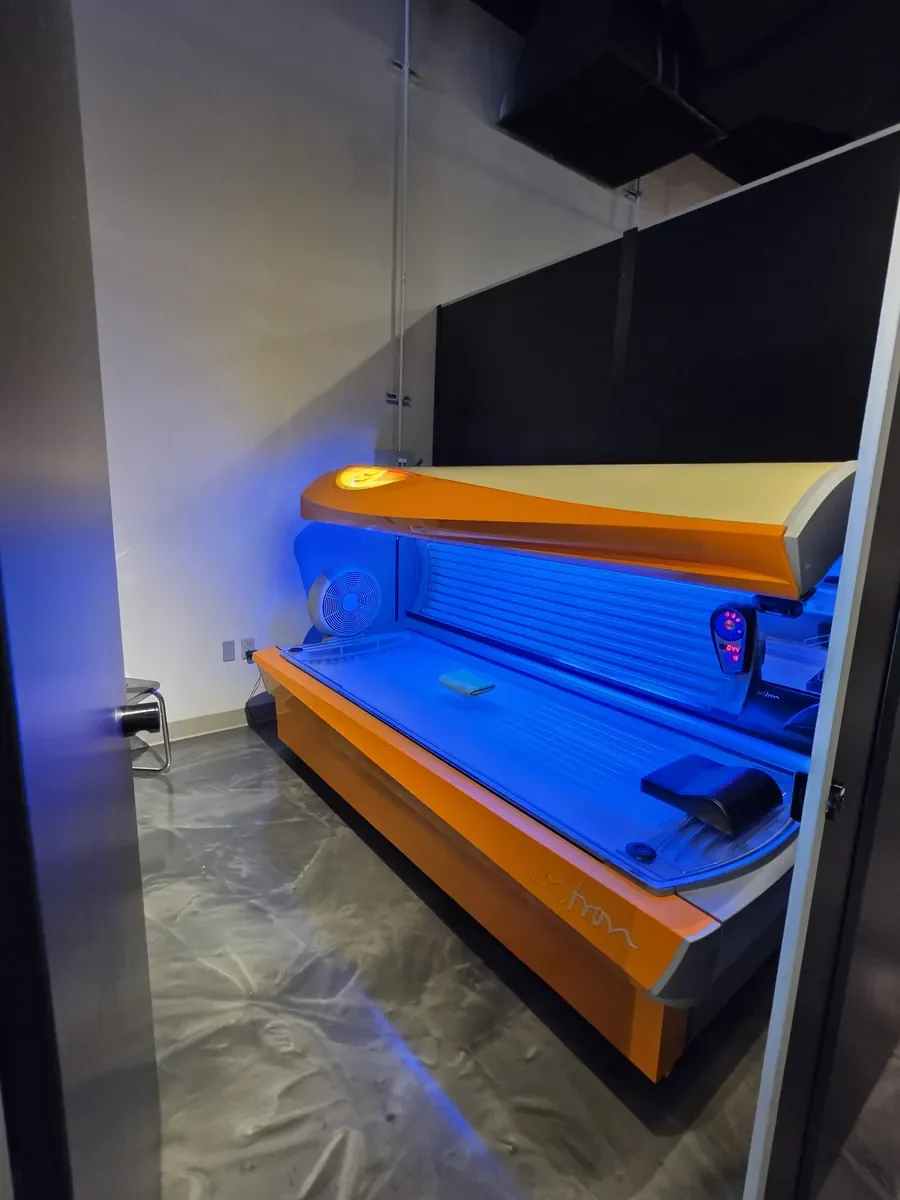 Soltron tanning bed at Sunsational Tan Bethel Park