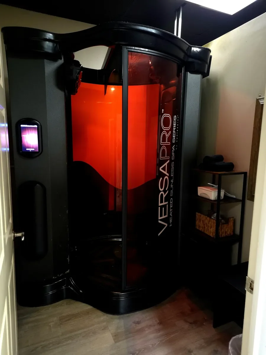 VersaSpa Pro heated sunless spray tan booth at Bridgeville